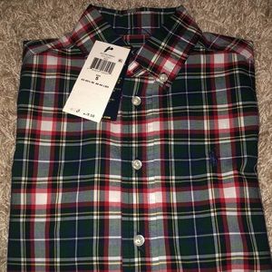 Ralph Lauren boys plaid button-down shirt